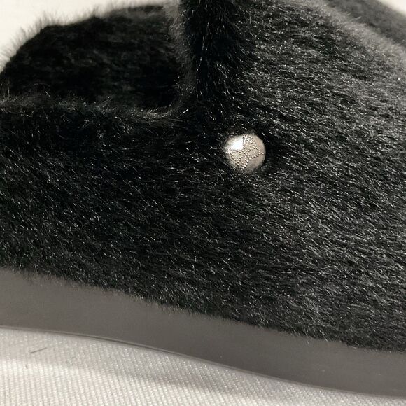 Alegria Leisurelee 2 Cozy Black Slippers Sz 41 EU New 26.5 cm Faux Fur - Picture 4 of 12